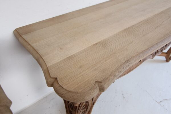 Paar Wand Konsoltische im Louis XV Stil – Bild 9