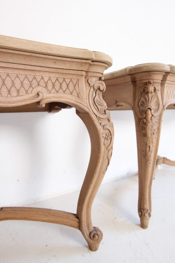 Paar Wand Konsoltische im Louis XV Stil – Bild 28