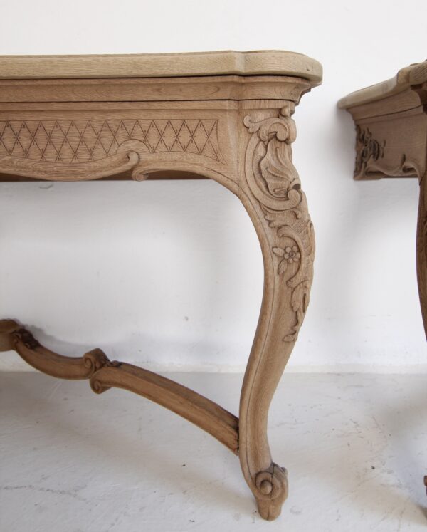 Paar Wand Konsoltische im Louis XV Stil – Bild 31