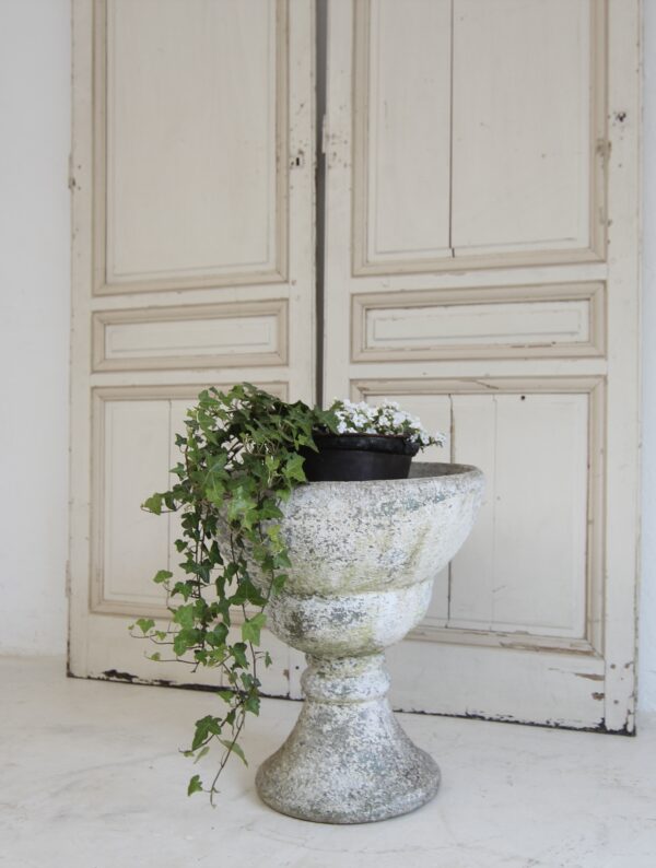 Vintage Gartenvase Pflanzgefäß – Bild 4