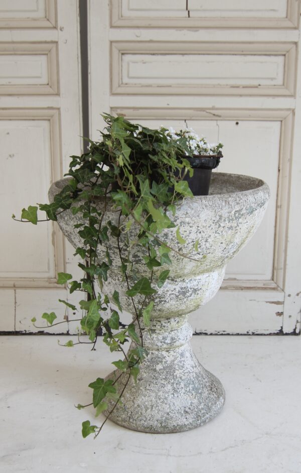 Vintage Gartenvase Pflanzgefäß – Bild 6