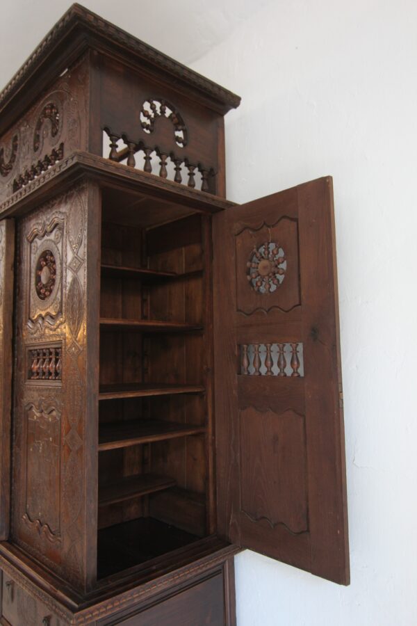 Bretonischer Lit-Clos Schrank, 1817 – Bild 25