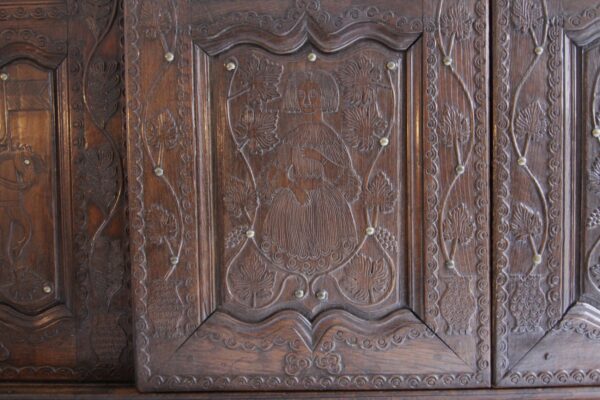 Bretonischer Lit-Clos Schrank, 1817 – Bild 44