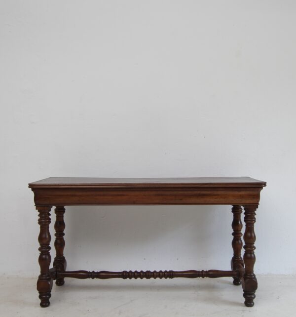 Louis Philippe Schneidertisch in Nussbaum – Bild 7