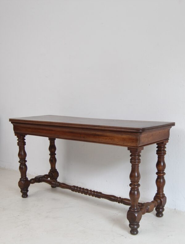 Louis Philippe Schneidertisch in Nussbaum – Bild 8