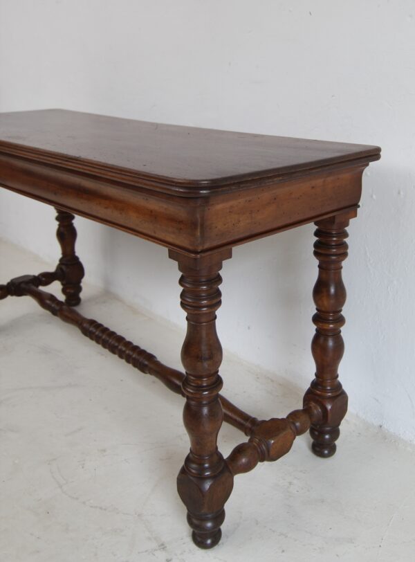 Louis Philippe Schneidertisch in Nussbaum – Bild 9