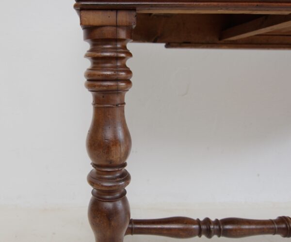 Louis Philippe Schneidertisch in Nussbaum – Bild 22